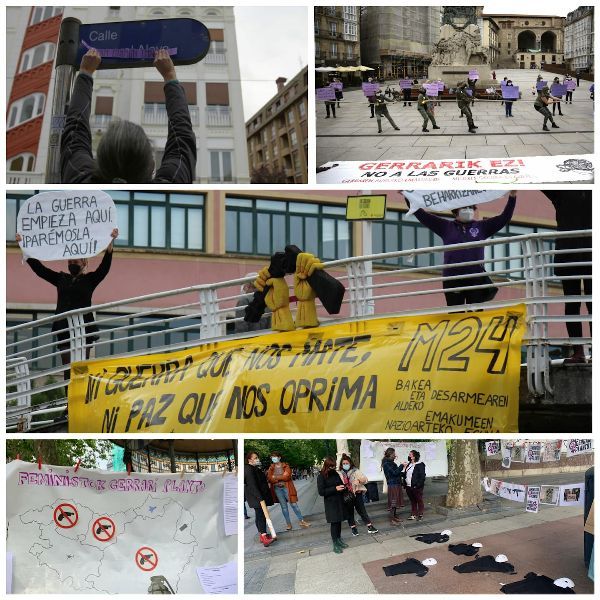 Celebraciones en Euskal Herria del Día Internacional de las Mujeres por la Paz y el Desarme