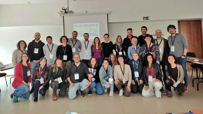 Miembros del Centre Delàs participan de la Misión catalana de Observación Electoral que destaca el desarrollo pacífico de la jornada electoral por la presidencia de Colombia