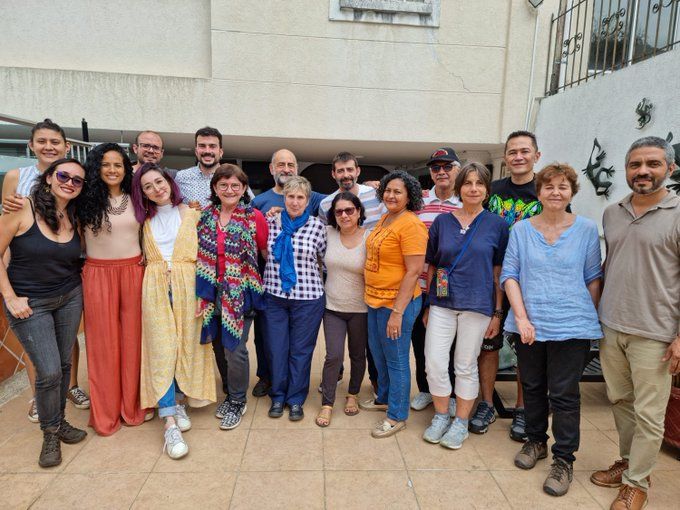 Participantes del Centre Delàs en la Misión catalana de Observación Electoral de Colombia