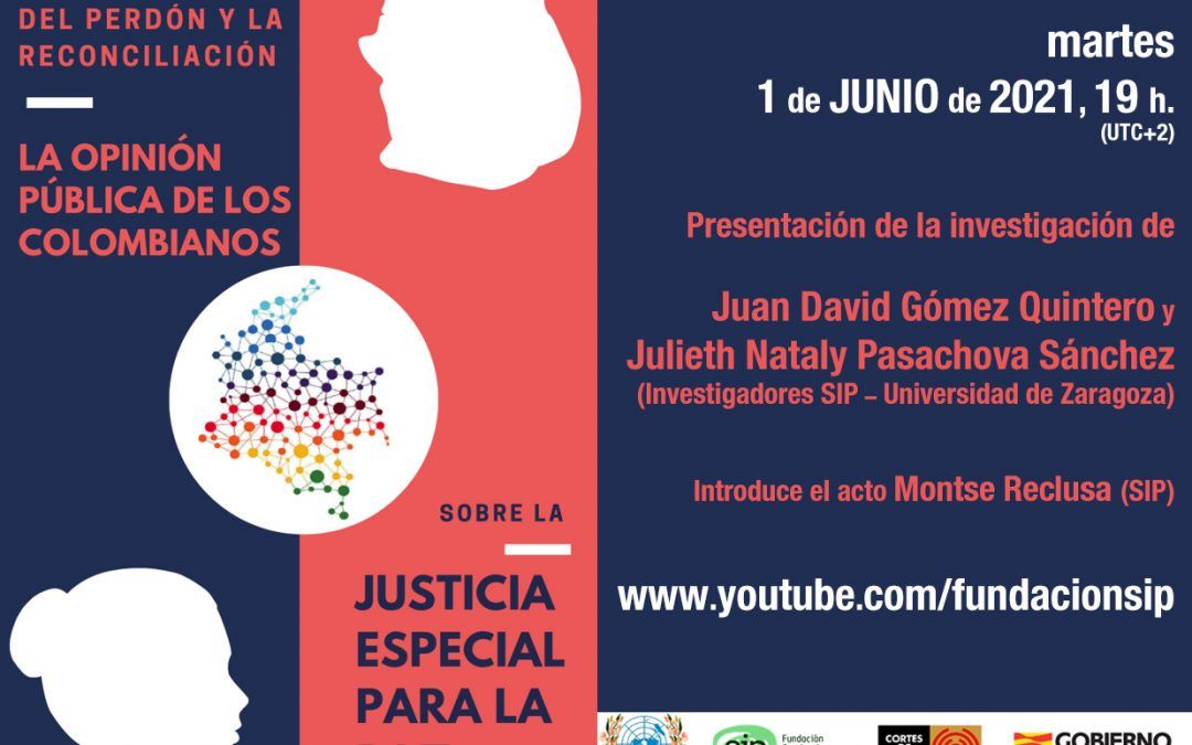 Presentación de la investigación: 'Colombia- largo camino del perdón y la reconciliación'.