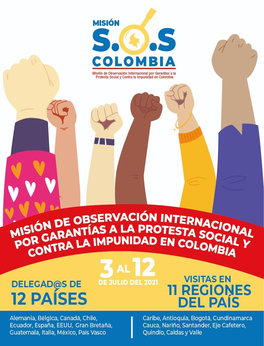 Cartel Misión SOS Colombia