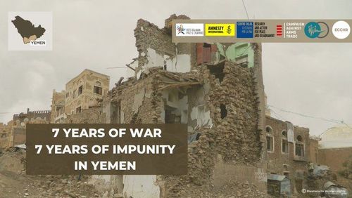 Comunicado '7 years of war, 7 years of impunity in Yemen'